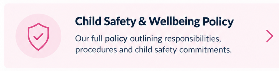 Child Safety and Wellbeing Policy